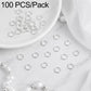 Silver open jump rings, small metal rings with open loops for DIY jewelry, 100-pack
