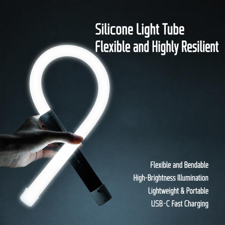 Car Repair Outdoor Multifunctional Portable Flexible LED Work Light, White Light, Multi-mode RGB
