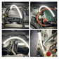 Car Repair Outdoor Multifunctional Portable Flexible LED Work Light, White Light, Multi-mode RGB