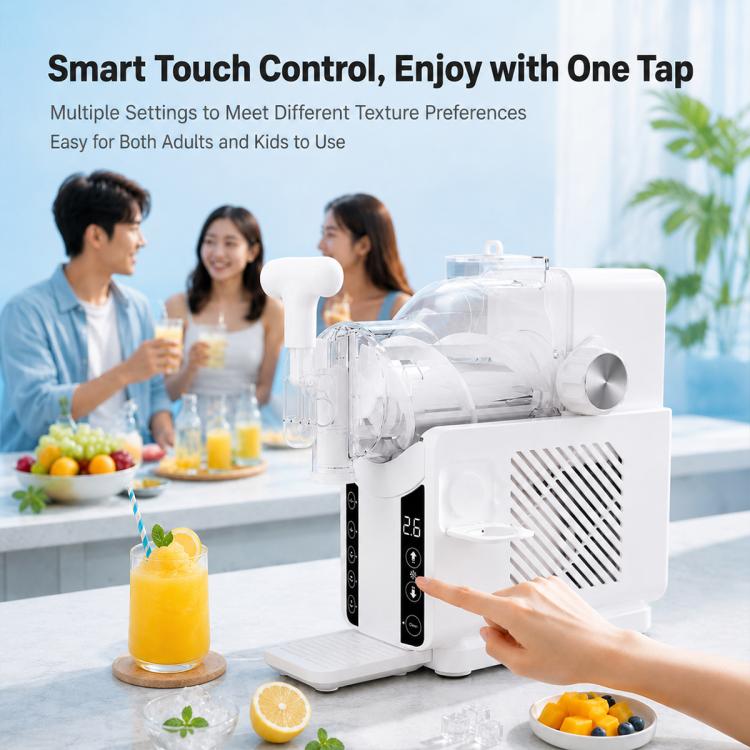 Fully Automatic Commercial-grade Large Capacity Shaved Ice Machine, US Plug, UK Plug, EU Plug