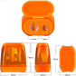 5 PCS/Pack Transparent Plastic Cap Double-hole Pencil Sharpener