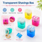4 PCS/Pack Plastic Manual Single-hole Pencil Sharpener with Cap