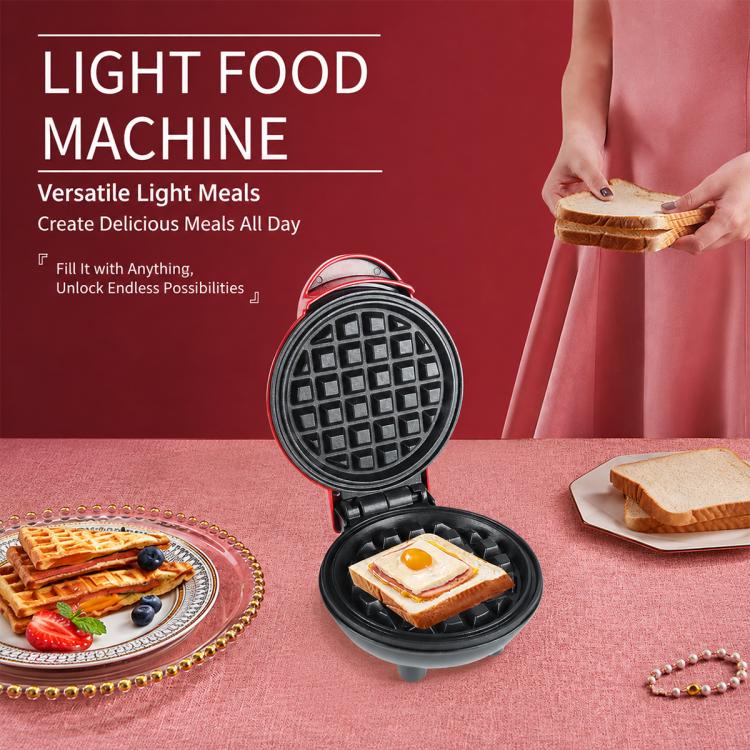 Household Mini Waffle Maker Breakfast Bread Maker Sandwich Maker, AU Plug, EU Plug, UK Plug, US Plug
