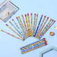 12 PCS/Pack Holiday Themed Writing Pencil with Eraser
