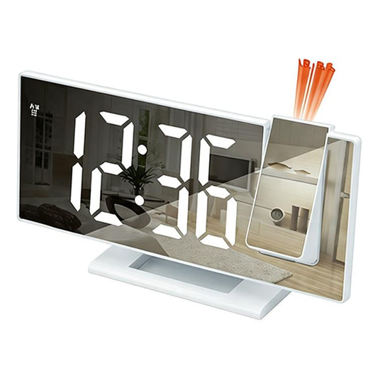 DS-3618LP LED Mirror Projection Electronic Clock Multifunctional Large Display Digital Alarm Clock