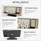 DS-3618LP LED Mirror Projection Electronic Clock Multifunctional Large Display Digital Alarm Clock