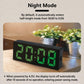 3806L Home Desktop LED Electronic Clock Perpetual Calendar Digital Alarm Clock, White, Red, Green