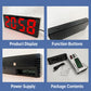 3806L Home Desktop LED Electronic Clock Perpetual Calendar Digital Alarm Clock, White, Red, Green