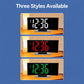 DS-3621LP Multifunctional Alarm Clock, 180 Degree Rotating Projection LED Display Electronic Clock