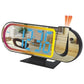 DS-3827LP LED Display Electronic Alarm Clock, RGB Ambient Light Mirror Projection Digital Clock