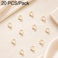 20-pack gold-tone lobster clasp spring connectors for bracelet and necklace DIY