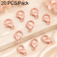 20-pack rose-gold lobster clasp spring connectors for attaching jewelry chains