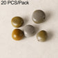 Matte olive and gray round beads with small holes, mixed natural tones