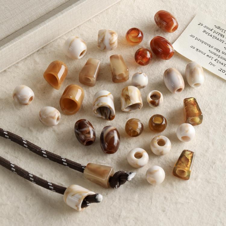 Large-hole Acrylic Beads DIY Accessories