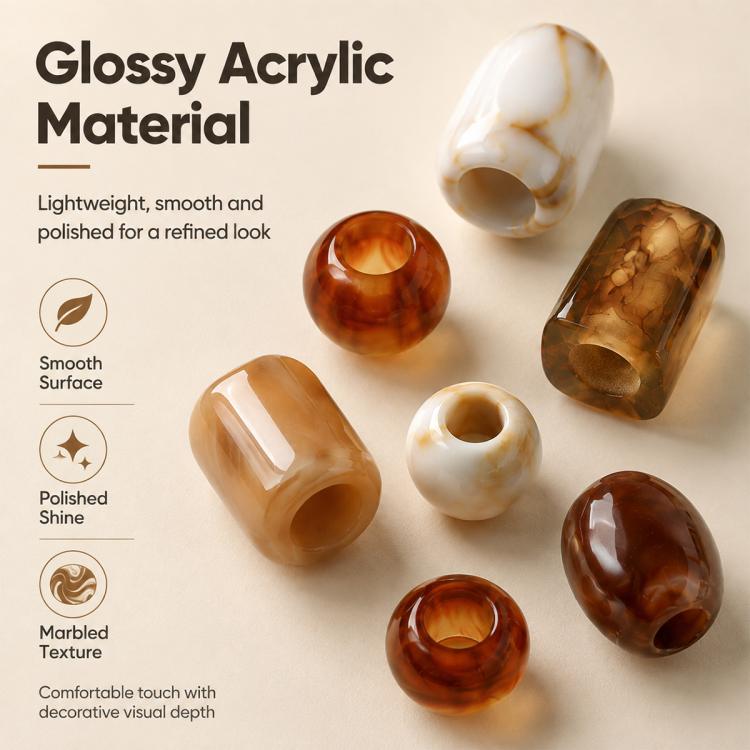 Large-hole Acrylic Beads DIY Accessories
