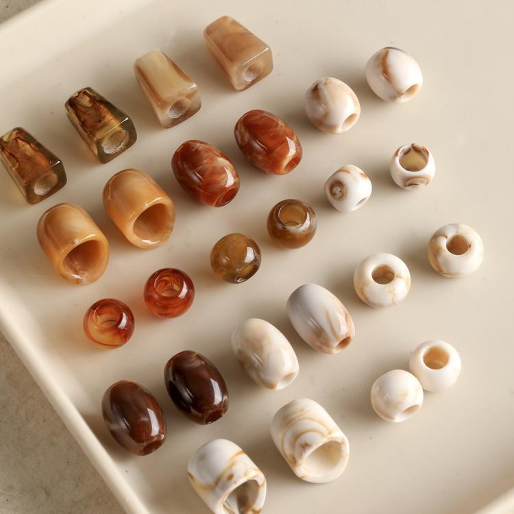 Large-hole Acrylic Beads DIY Accessories
