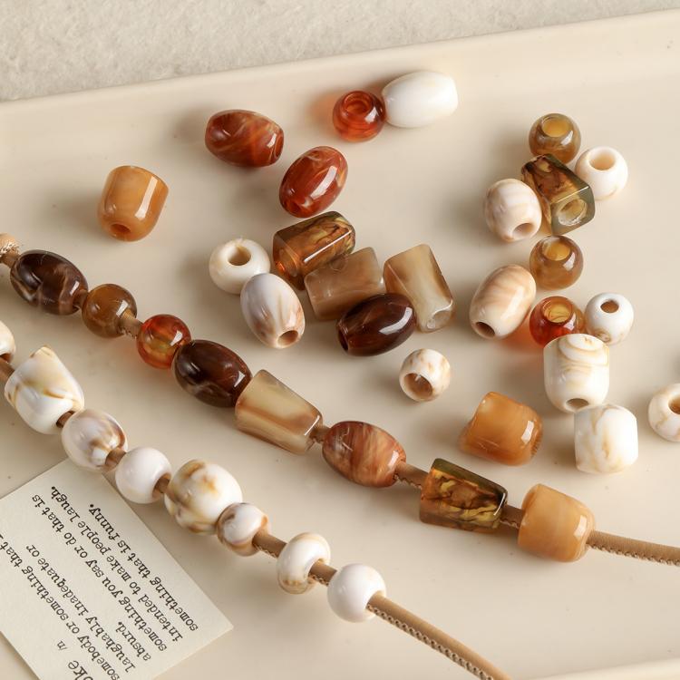 Large-hole Acrylic Beads DIY Accessories