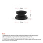 Rear glass strut kit cap with hex base, shown with length measurement markings