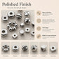 Tarnish-Resistant Titanium Steel Spacers and Beads DIY Accessories for Phone Straps