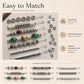 Tarnish-Resistant Titanium Steel Spacers and Beads DIY Accessories for Phone Straps