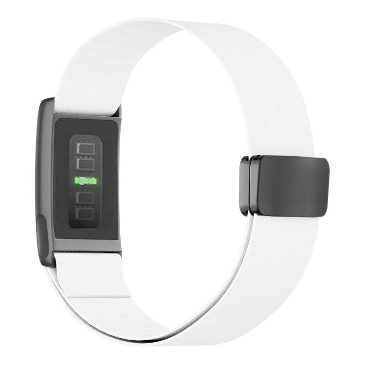 Metal Frame Integrated Magnetic Clasp Nylon Arm Band, For WHOOP 5.0 Regular