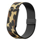Metal Frame Magnetic Clasp Elastic Nylon Arm Band, For Amazfit Helio Strap