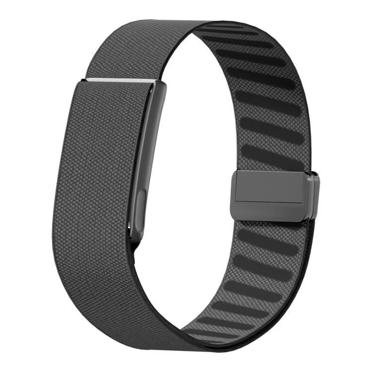 Metal Frame Magnetic Clasp Inner Twill Nylon Arm Band, For Amazfit Helio Strap