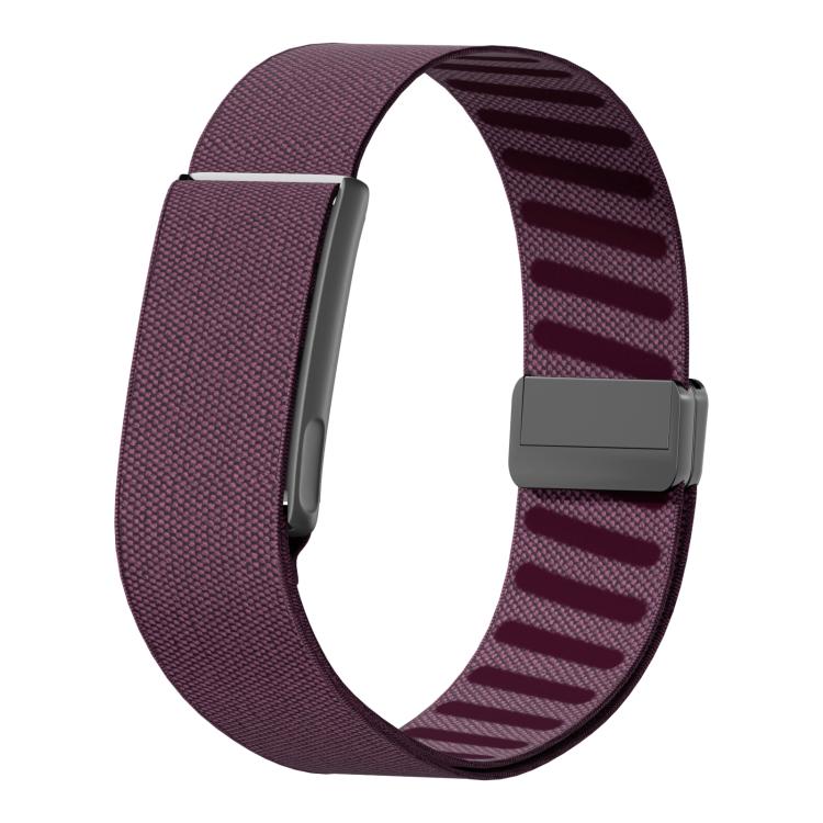 Metal Frame Magnetic Clasp Inner Twill Nylon Arm Band, For Amazfit Helio Strap