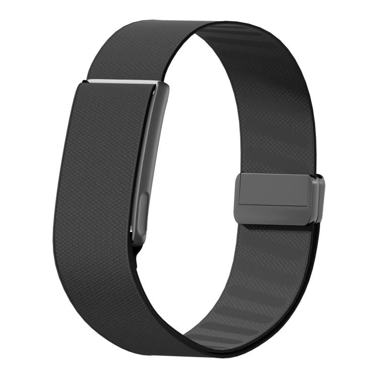 Metal Frame Magnetic Clasp Inner Twill Nylon Arm Band, For Amazfit Helio Strap