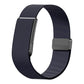 Metal Frame Magnetic Clasp Inner Twill Nylon Arm Band, For Amazfit Helio Strap