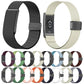 Metal Frame Magnetic Clasp Inner Twill Nylon Arm Band, For Amazfit Helio Strap
