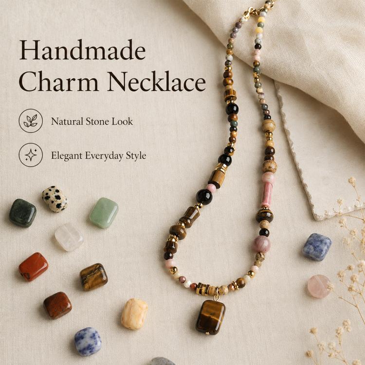 10PCS/Set Natural Loose-bead DIY Accessories for Bracelets and Necklaces