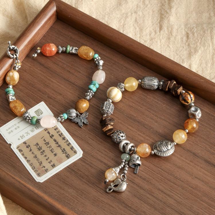 Tarnish-Resistant Vintage Silver Spacers and Beads DIY Accessories
