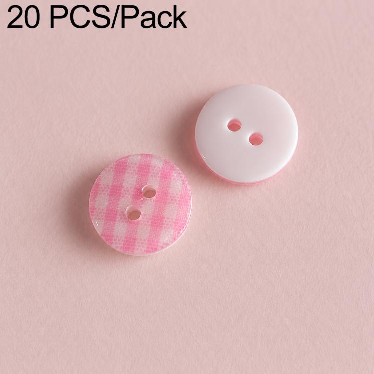 20 PCS/Set Colorful Resin Buttons for DIY Bracelets Accessories