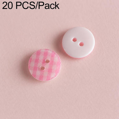 20 PCS/Set Colorful Resin Buttons for DIY Bracelets Accessories