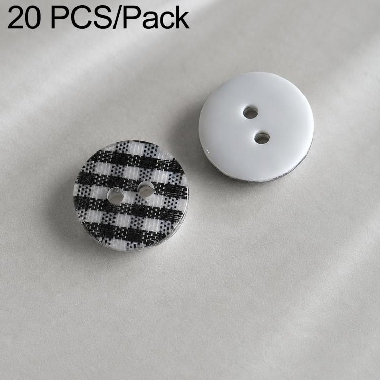 20 PCS/Set Colorful Resin Buttons for DIY Bracelets Accessories