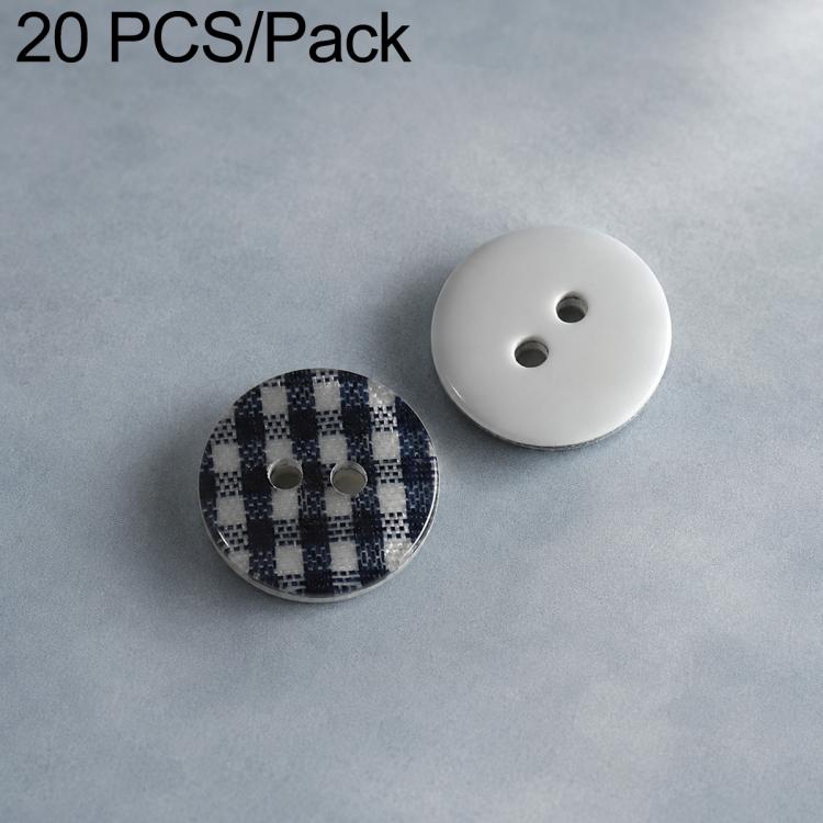 20 PCS/Set Colorful Resin Buttons for DIY Bracelets Accessories