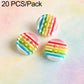20 PCS/Set Colorful Resin Buttons for DIY Bracelets Accessories