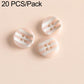 20 PCS/Set Colorful Resin Buttons for DIY Bracelets Accessories