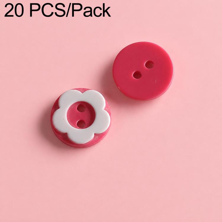 20 PCS/Set Colorful Resin Buttons for DIY Bracelets Accessories