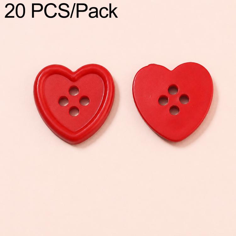 20 PCS/Set Colorful Resin Buttons for DIY Bracelets Accessories