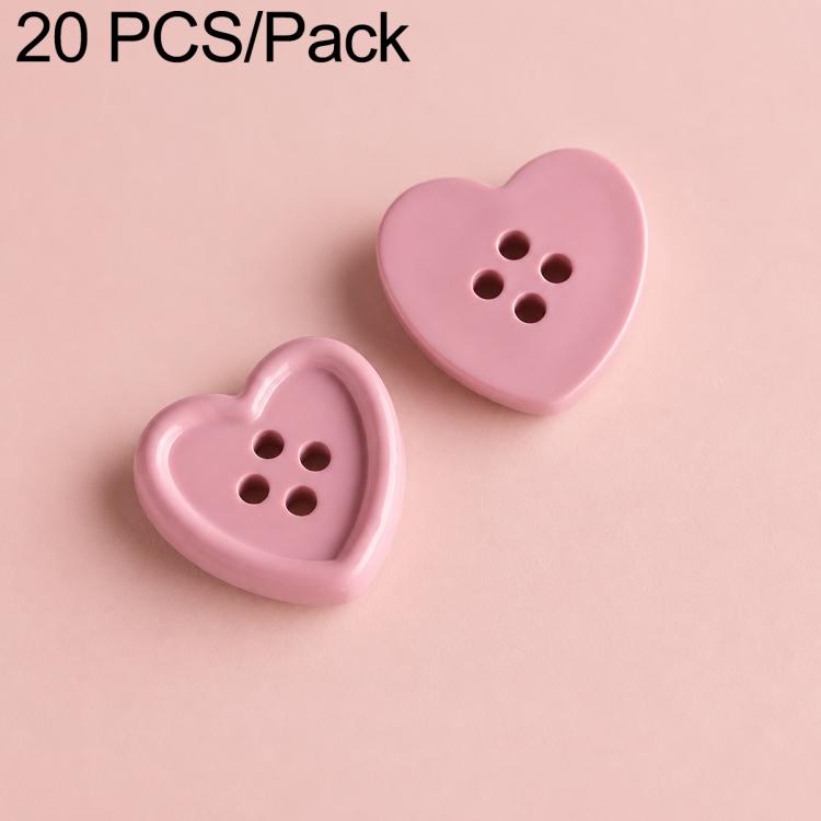 20 PCS/Set Colorful Resin Buttons for DIY Bracelets Accessories
