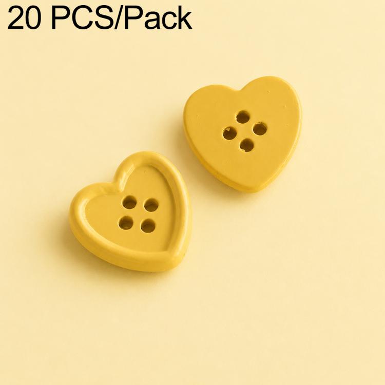 20 PCS/Set Colorful Resin Buttons for DIY Bracelets Accessories