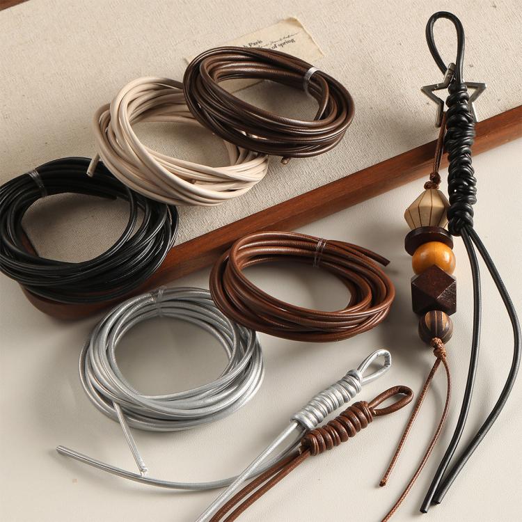 3mm Versatile PU Leather String DIY Accessory Beading Wires
