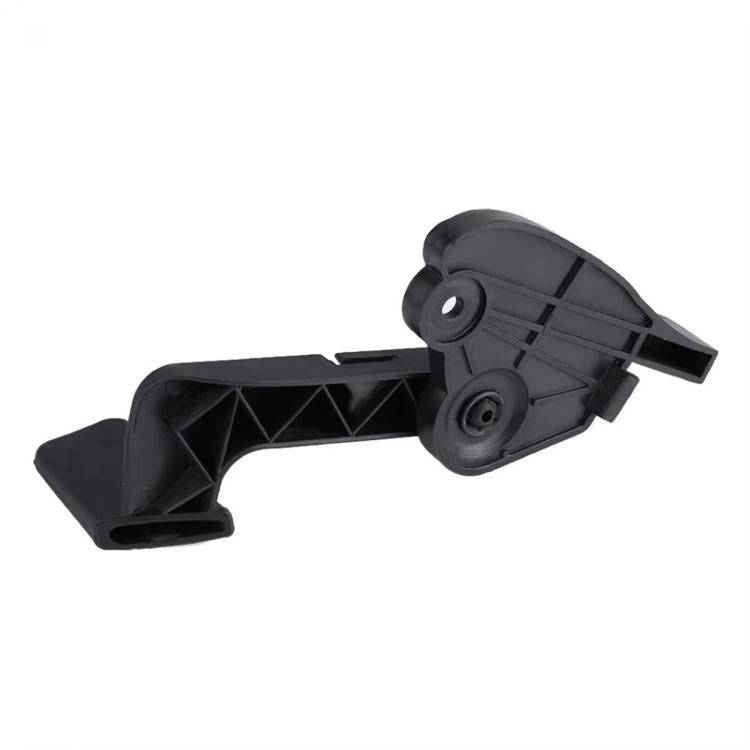 Black hood release handle lever replacement part with mounting base, plastic