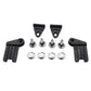 Sunroof repair kit parts: black plastic clips, metal pins, and chrome rivet caps