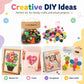 175g/Pack Mixed Sizes Colorful Round Resin Buttons DIY Craft Kit, 250-400 Pieces/Pack