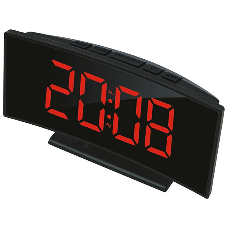 DS-3621L-2 Multifunctional LED Curved Screen Display Electronic Digital Clock