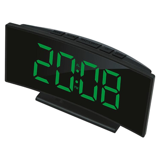 DS-3621L-2 Multifunctional LED Curved Screen Display Electronic Digital Clock