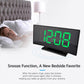 DS-3621L-2 Multifunctional LED Curved Screen Display Electronic Digital Clock